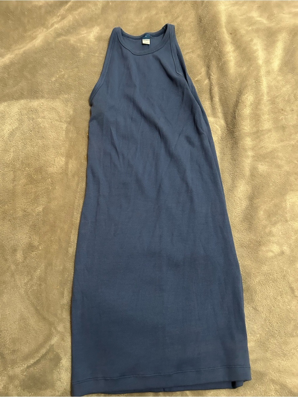 Old Navy Dark Blue Ribbed Dress - Picture 1 of 3